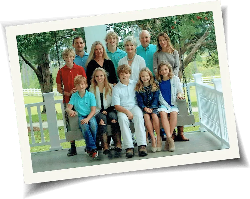 Six generations of the Bradbury family